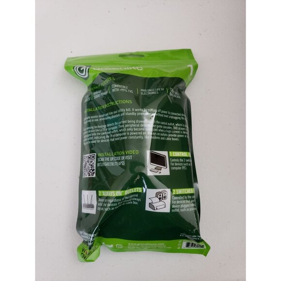 Greenlite’s Power Strip Tier 1 Advanced Power Strip, 5 Outlets, 1 Control Outlet - Picture 3 of 3